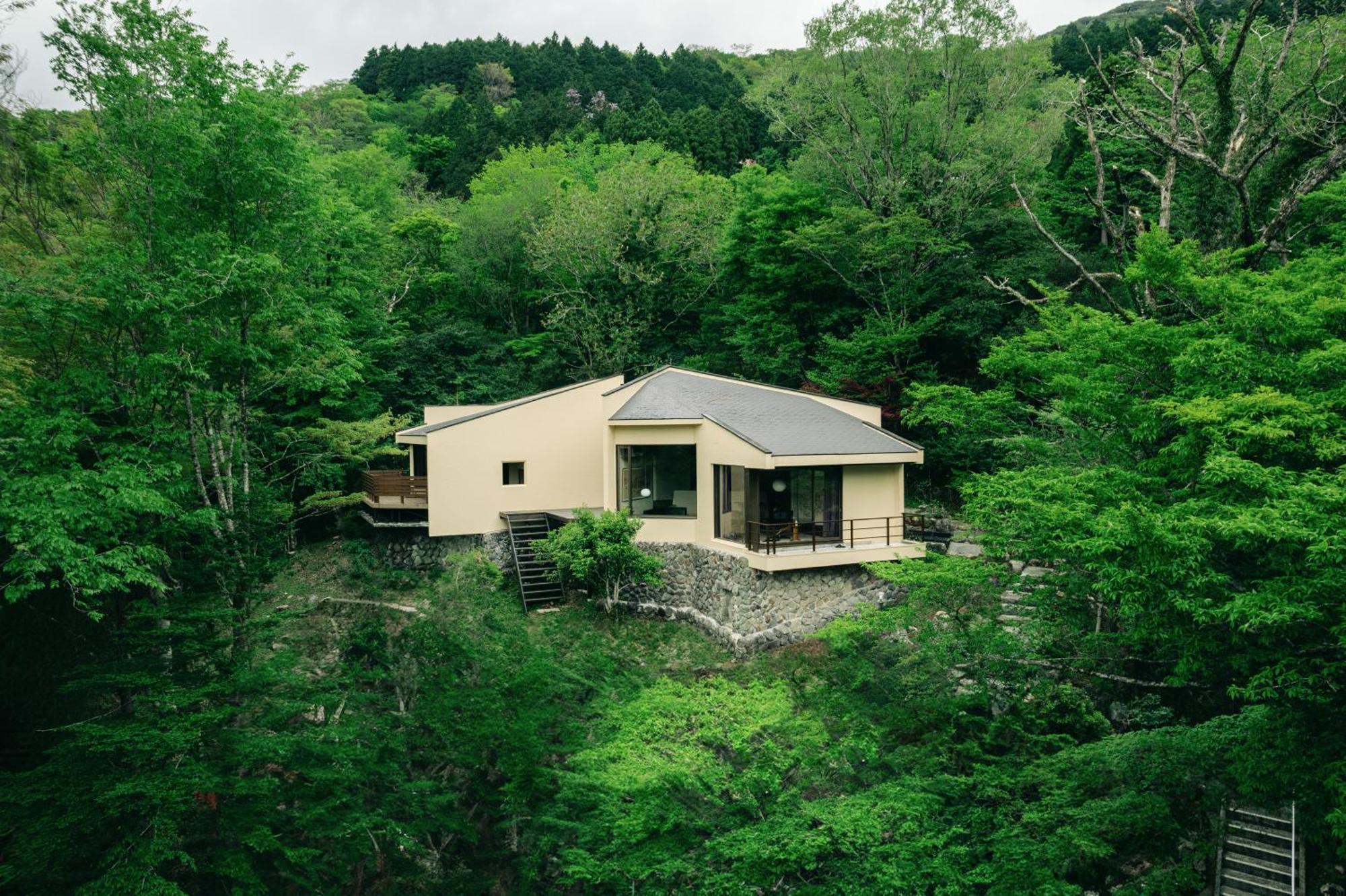 Aknot Hakone 大涌谷を望むモダニズム建築 東京から90分别墅 外观 照片